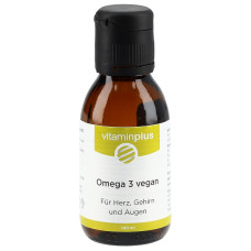 VITAMINPLUS omega vegan liquid in glass bottle 100 ml VITAMINPLUS omega vegan liquid in glass bottle 100 ml