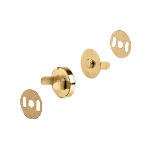   Magnetic Snap Closures Ø15 mm gold  