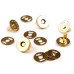   Magnetic Snap Closures Ø15 mm gold  