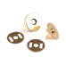   Magnetic Snap Closures Ø15 mm gold  