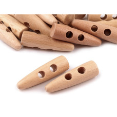   Wood Horn Toggle Button 10x40 mm  
