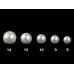   Sew-on Faux Pearl Bead / Button Ø12 mm  