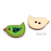   Wooden Decorative Button Bird  