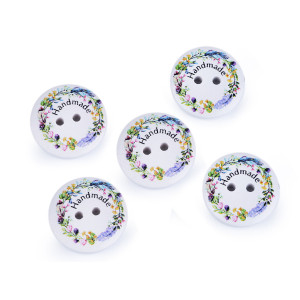   Decorative Wooden Button - 