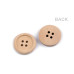   Four-Hole Wooden Button, size 32'  