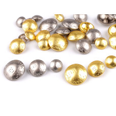   Metal button finely hammered size 24'; 30'; 38'  