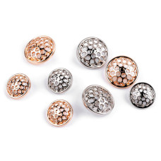   Perforated metal button, size 28'; 36'  