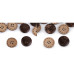   Double-sided coconut button size 24', 28', 36', 40', 48'  