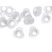   Pearlescent flower button size 22'  