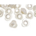   Pearlescent flower button size 22'  