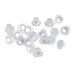   Pearlescent flower button size 22'  