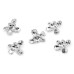   Metal button flower size 32'; 40'  