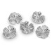   Metal button design leaf, size 48'; 54'  