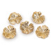   Metal button design leaf, size 48'; 54'  