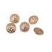   Metal filigree button size 34'; 40'  