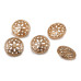   Metal filigree button size 34'; 40'  