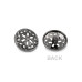   Metal filigree button size 34'; 40'  