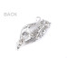   Rhinestone Brooch Cat, Horse  