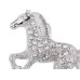   Rhinestone Brooch Cat, Horse  