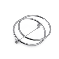   Minimalist Brooch Circles  