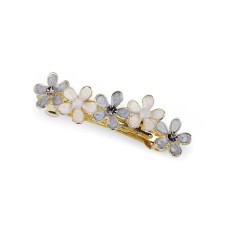   French Hair Clip Butterfly, Flower  