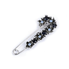   Pin Brooch with Rhinestones  
