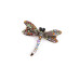   Brooch with Rhinestones, Dragonfly  