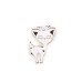   Brooch - cat, dog, doe  