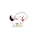   Brooch - cat, dog, doe  