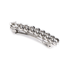   French metal hair clip, chain  