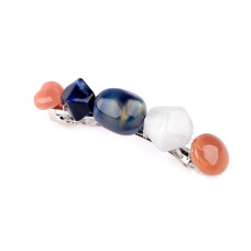   French hair clip with stones  
