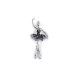   Brooch with rhinestones, ballerina  
