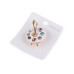   Brooch - painter's palette, cats under an umbrella  