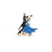   Brooch model, dancing couple  