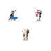   Brooch model, dancing couple  