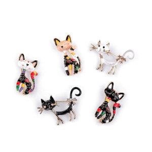   Brooch - Cat  