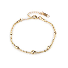   Stainless steel twisted bracelet  