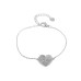   Stainless steel heart bracelet  