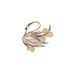   Brooch with rhinestones, swan  