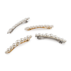   French hair clip with pearls  